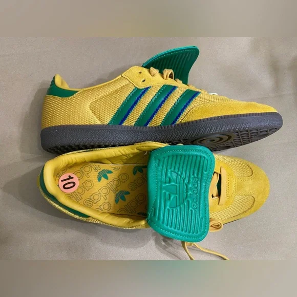 Adidas Originals Samba LT “Preloved Yellow/Green” Unisex Sneakers - Picture 9 of 11